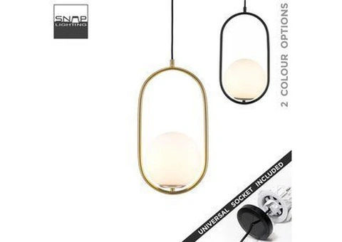 Snap Lighting — Amara - Rattan Pendant Light Kit