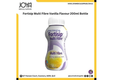 Fortisip Multi Fibre Vanilla Flavour 200ml Bottle - Joya Medical Supplies