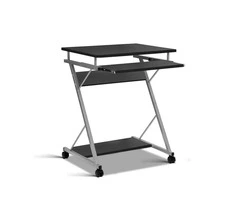 Artiss Computer Desk Keyboard Tray Shelf Black 60CM