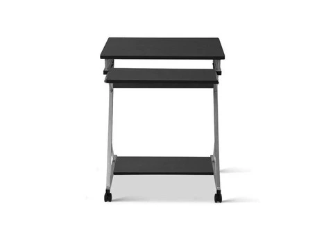 Artiss Computer Desk Keyboard Tray Shelf Black 60CM - 3/6