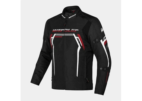 Radar | Black-White-Red | Urban Motorcycle Jacket