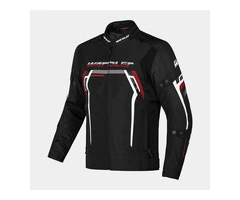 Radar | Black-White-Red | Urban Motorcycle Jacket