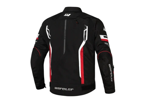 Radar | Black-White-Red | Urban Motorcycle Jacket - 2/2
