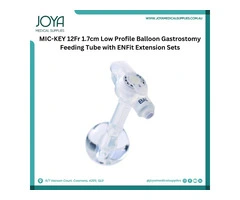 MIC-KEY 12Fr 1.7cm Low Profile Balloon Gastrostomy Feeding Tube with ENFit Extension Sets