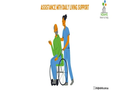 NDIS Health Provider for Assistance with Daily Living and Mental Health Support