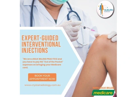 Expert-Guided Interventional Injection at Auburn Radiology.(02) 8315 829