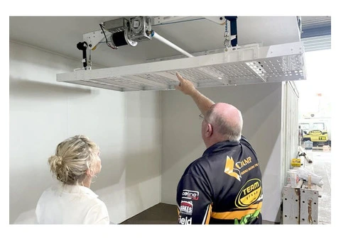 Overhead garage storage