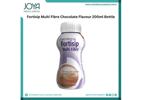 Fortisip Multi Fibre Chocolate Flavour 200ml Bottle | Joya Medical Supplies
