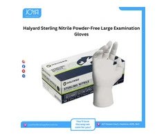Halyard Sterling Nitrile Powder-Free Large Examination Gloves - Joya Medical Supplies
