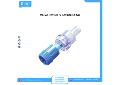Valve Reflux Iv Safsite St Su - Joya Medical Supplies