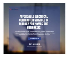 Affordable Electrical Contractor Services in Mackay for Homes and Businesses