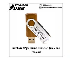 Purchase 32gb Thumb Drive for Quick File Transfers