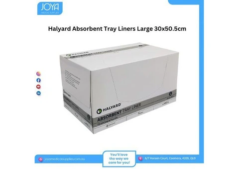 Halyard Absorbent Tray Liners Large 30x50.5cm | Australia