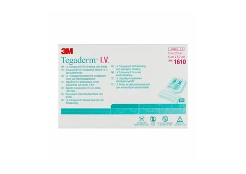 3M Tegaderm I.V. Transparent Film Dressing Paediatric Peripheral 5cmx5.7cm - Australia