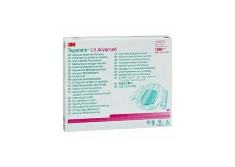 Tegaderm I.V. Advanced Securement Dressing Adult Central Or PICC Line Oval 10cmx15.5cm - Australia