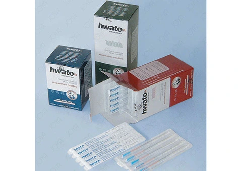 Hwato Needles With Guide Tube 0.30 x 50mm - Joya Medical Supplies