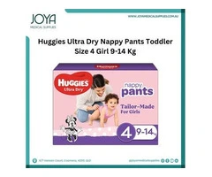 Huggies Ultra Dry Nappy Pants Toddler Size 4 Girl 9-14kg - Australia
