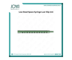 Low Dead Space Syringe Luer Slip 1ml - Joya Medical Supplies