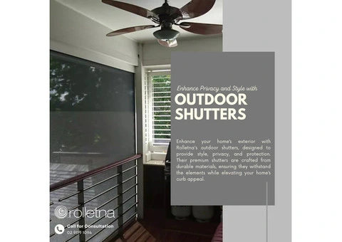 Add Value to Your Property with Outdoor Aluminium Shutters