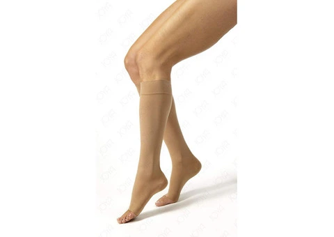 Jobst Relief 20-30mmHg Beige Medium Knee High Open Toe - Joya Medical Supplies