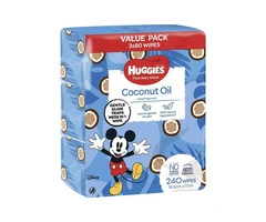 Huggies Thick Baby Wipes Coconut Oil - Joya Medical Supplies
