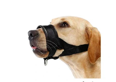 Beau Pets Adjustable Nylon Muzzle - Black