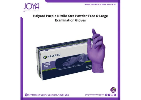 Halyard Purple Nitrile Xtra Powder-Free X-Large Examination Gloves | Australia
