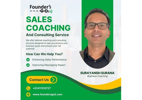 Sales Coaching Australia | Founder’s Go2