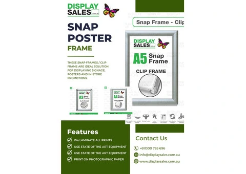 Snap Poster Frame | Display Sales