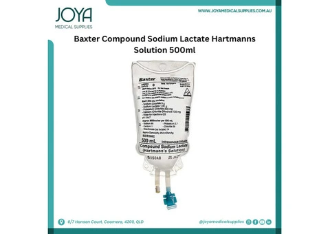 Baxter Compound Sodium Lactate Hartmanns Solution 500ml | Australia