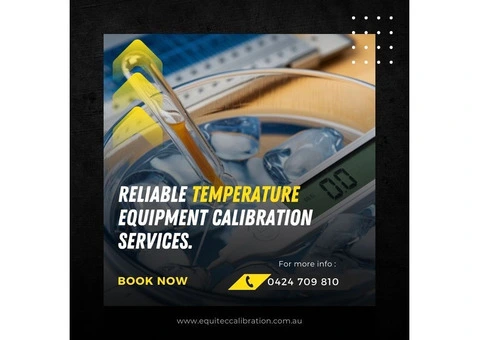 Reliable Temperature Equipment Calibration Services – Book Now