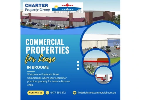 Commercial Properties for Lease in Broome | Frederick Street Commercial