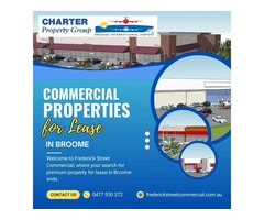 Commercial Properties for Lease in Broome | Frederick Street Commercial