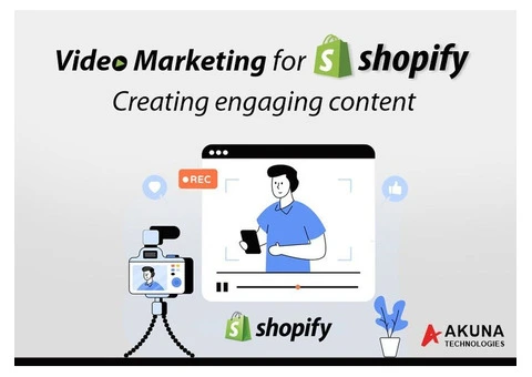 Create the engaging content by using video marketing for shopify