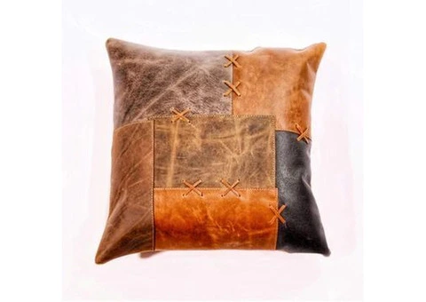 Classic Leather Cushions for Home Decor