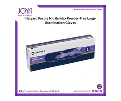 Halyard Purple Nitrile Max Powder-Free Large Examination Gloves | Australia