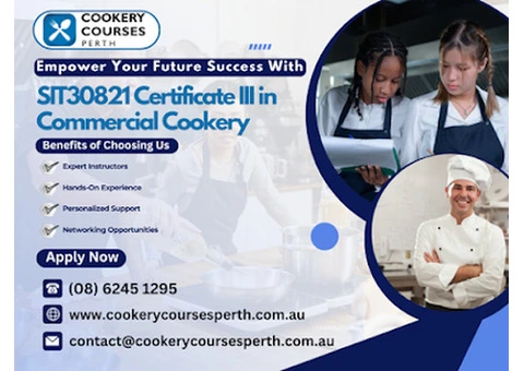 Ignite Your Passion For Cooking With a Cert 3 Commercial Cookery Australia
