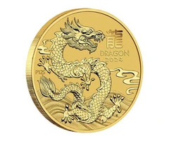 2024 Perth Mint Gold Lunar Dragon Coin 1/10oz