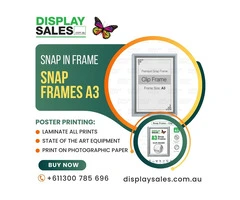 Snap in Frame / Snap Frames A3 | Display Sales