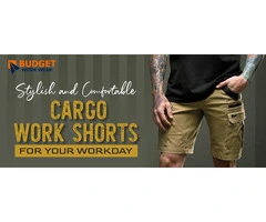 STYLISH AND COMFORTABLE CARGO WORK SHORTS FOR YOUR WORKDAY