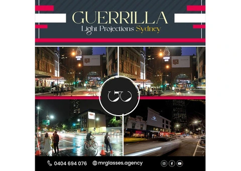 Get the best promotion with GUERRILLA Light Projections in Sydney