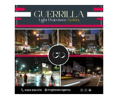 Get the best promotion with GUERRILLA Light Projections in Sydney