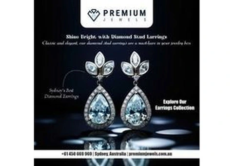 Shop Elegant Diamond Stud Earrings Today