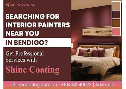 Looking for Interior Painters in Bendigo? Visit Shine Coating Today