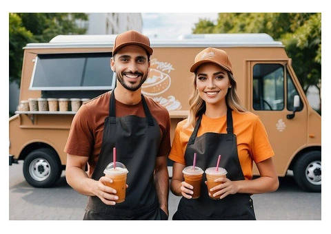 Mobile Coffee Cart Rental for Weddings and Parties