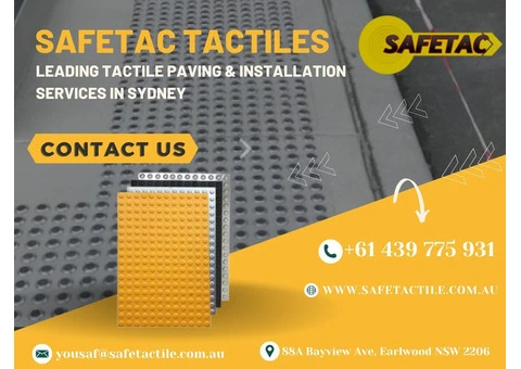 Safetac Tactiles - Tactile Contractor Sydney
