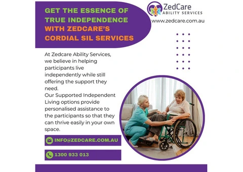 Embrace True Independence with ZedCare SIL Services in Sydney