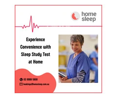 Experience Convenience with Sleep Study Test at Home