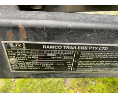 Ramco 8x5 tandem trailer 2020
