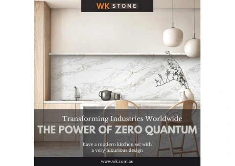 The Material That Blends Beauty with Functionality with Quantum Zero Benchtop